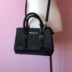 Karl Lagerfeld small black purse.